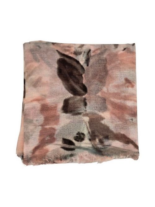sciarpa donna fantasia fiori  toni rosa Gaynor Bongard | NILDEDUSTY PINK
